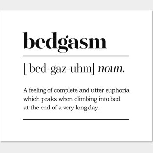 Bedgasm Definition Typographic Design Posters and Art